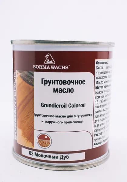масло для паркета грунтовочное цв. молочный дуб матовое
