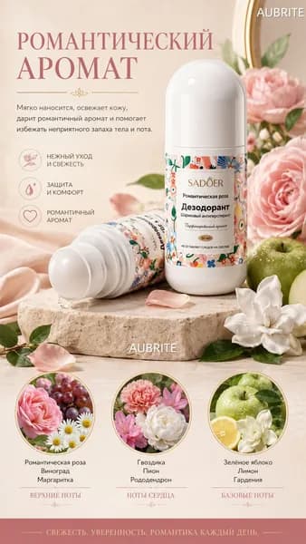 AUBRITE Дезодорант 50 мл