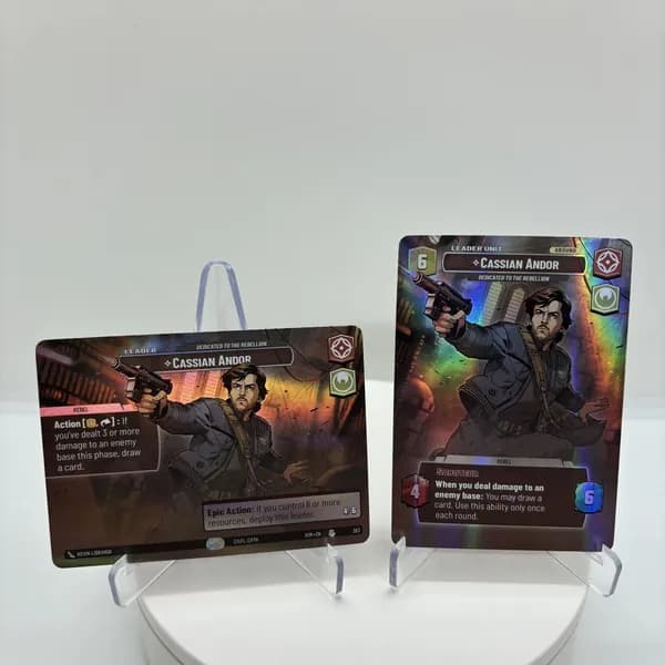 Портативные карты MTG Звездные войны двусторонние фольговые карты Кассиан Андор