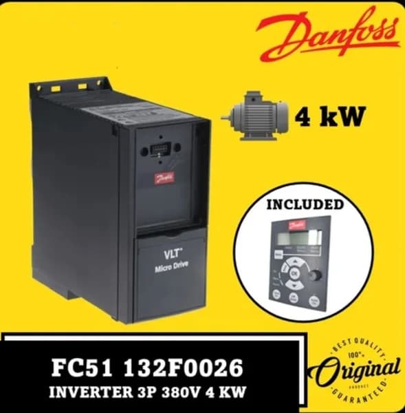 Частотный преобразователь Danfoss VLT Micro Drive FC 51 (380в) 4 кВт, арт: 132F0026