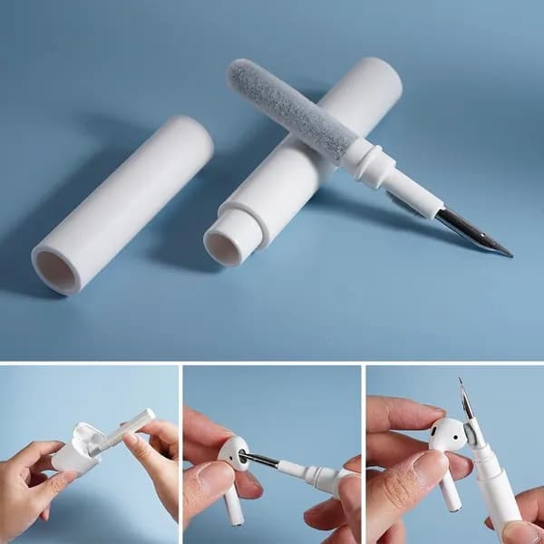 Ручка-щеточка для чистки Bluetooth-наушников и AirPods, устройство/набор для ухода за чехлом для чистки наушников