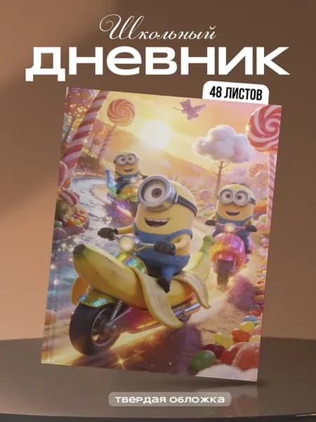 Школьный дневник 1-11 класс Миньоны