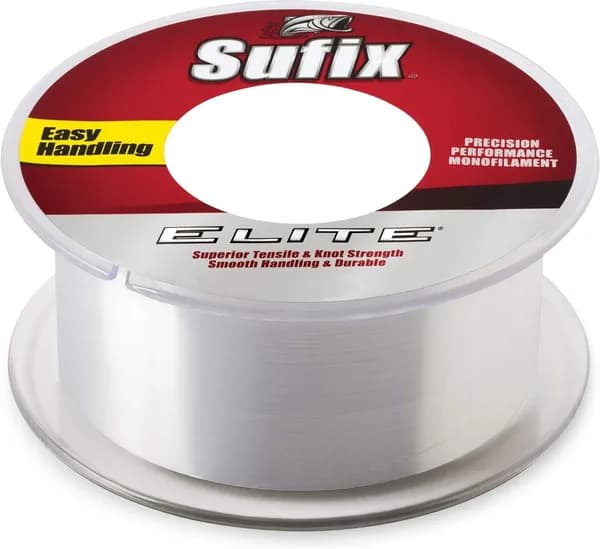 Леска для рыбалки, SUFIX Elite прозрачная 100 м 0.25 мм 5,4 кг монофильная леска для рыбалки - подарок рыбаку
