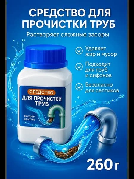 Очиститель для труб канализационных