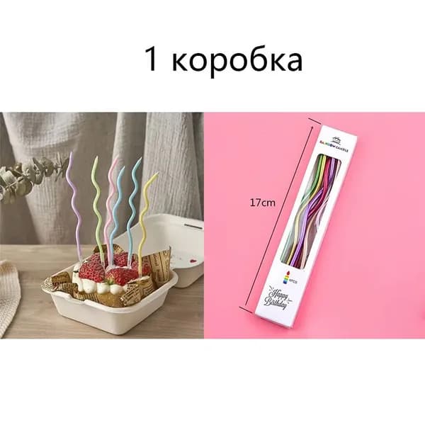 Свечи для торта, 1 шт