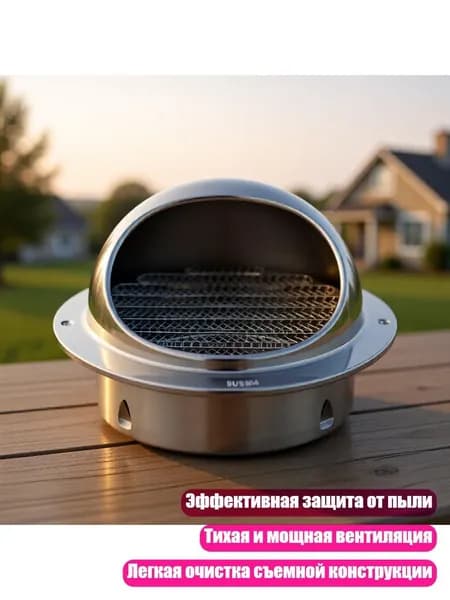 Вентиляционная решетка против пыли для эффективной циркуляции воздуха на кухне и в прачечной, - 150MM