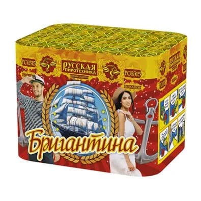 Батарея салютов Русская пиротехника Бригантина РС6515 36 х 0,8"
