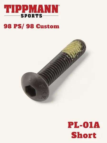 Винт адаптера баллона для пейнтбольного маркера Tippmann 98 PS/ 98 Custom (PL-01A Adapter Bolt Short)