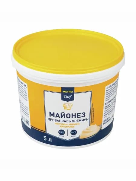 Metro Chef Майонез Провансаль 78%, 5л