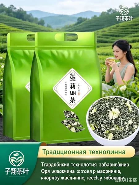 Зелёный чай, жасминовый чай