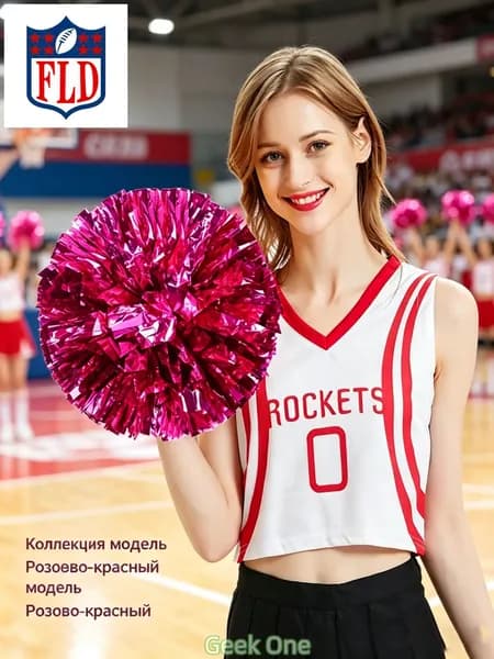 jike 2 шт. помпонов для черлидинга