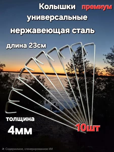 Колышки для палатки ,для сада нержавеющая сталь