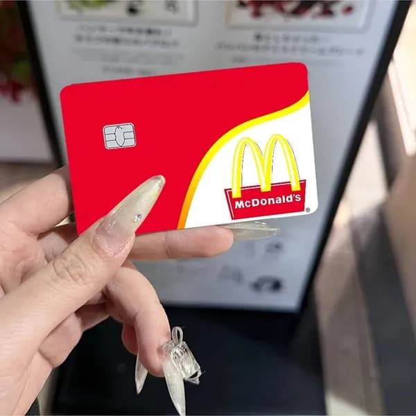 McDonald s Макдоналдс Бренд Наклейка для банковской карты