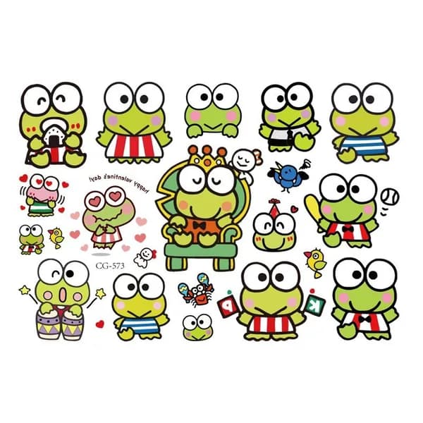 Тату-наклейки Hello Kitty Kuromi Cinnamoroll, набор для детей, праздник, подарок