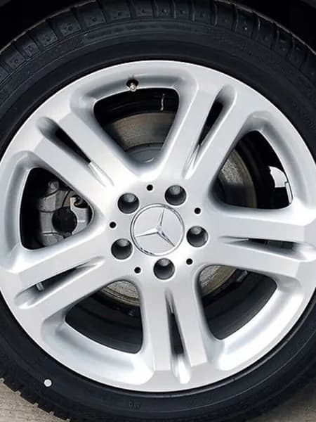Колпаки на ступицу для Mercedes-Benz, диаметр 75 мм, хромированные серебристые, комплект из 4 шт.