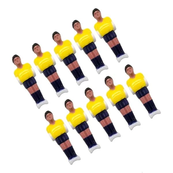 Футбольные фигурки Foosball, 10 шт., Желтый