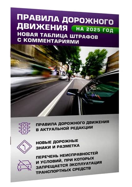 Правила дорожного движения. Новая таблица штрафов с комментариями на 2025 год