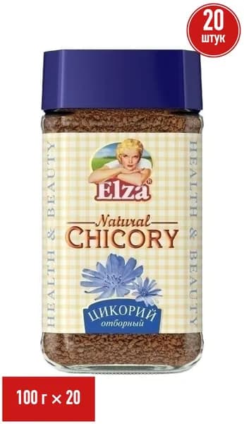 Цикорий Elza растворимый 100 г, набор: 20 штук
