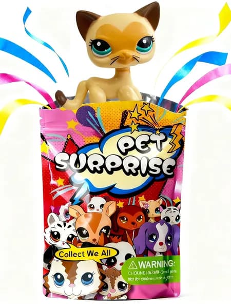 Игрушка для кошек ЛПС, короткошерстная, с подарочной упаковкой