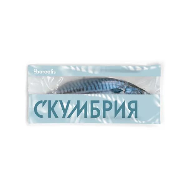 Скумбрия 1000 г, Borealis, замороженная