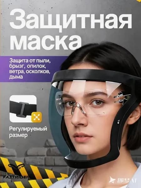 Щиток защитный, цвет: Черный, 1 шт.