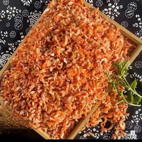 Сушеные креветки без соли для детей