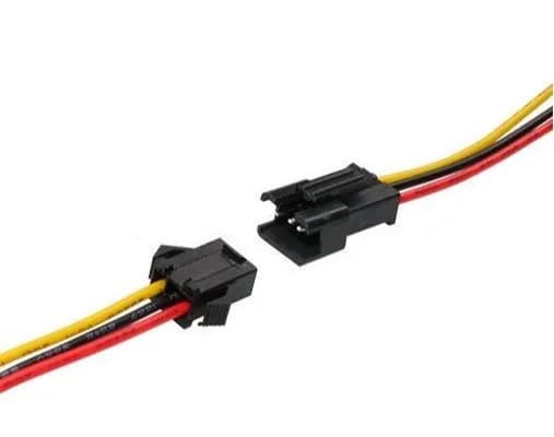 Коннектор SM2.54mm 3pin, Мама+Папа c проводами