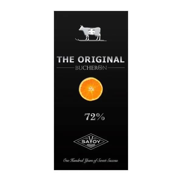 Шоколад горький с апельсином Bucheron Original 72% 90г