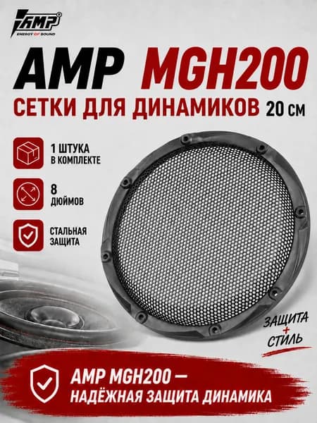 Сетка для динамиков 20 см / AMP MGH200 / 1 штука