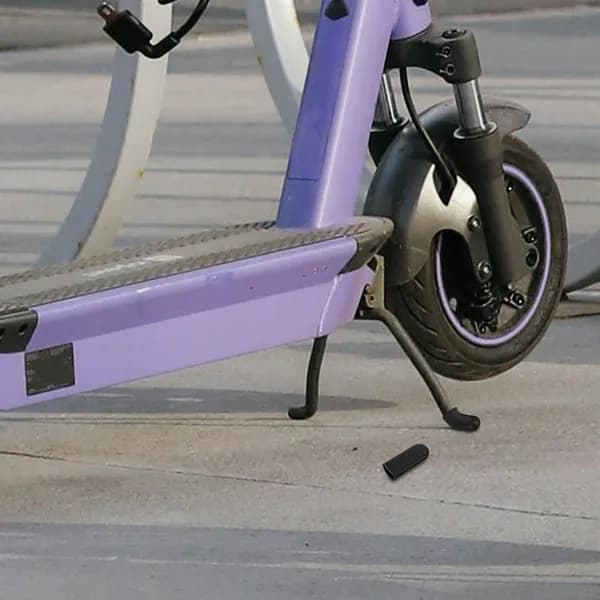 Силиконовые защитные накладки для подножки электросамоката, черные, 2 шт