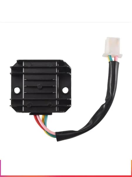 Регулятор напряжения 12v. Выпрямитель с 4 проводами и 4 контактами, для скутера/мопеда/atv 50-250cc (черный)