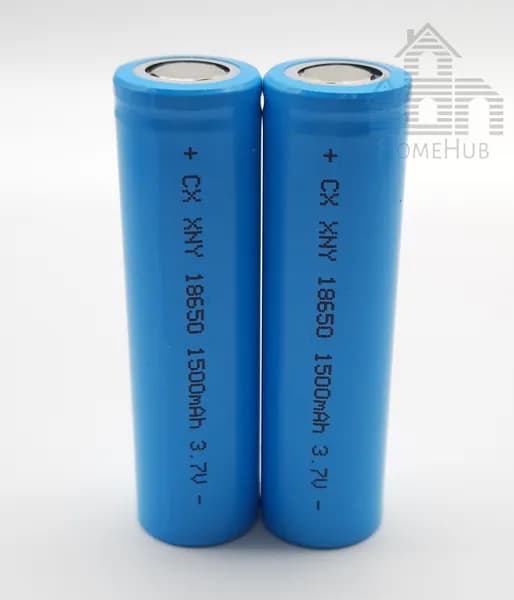 Аккумулятор Li-ion, 18650, 3.7V, 1500mAh, 2шт