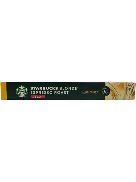 Кофе в капсулах Starbucks Blonde Espresso Roast Decaf, 10 капсул