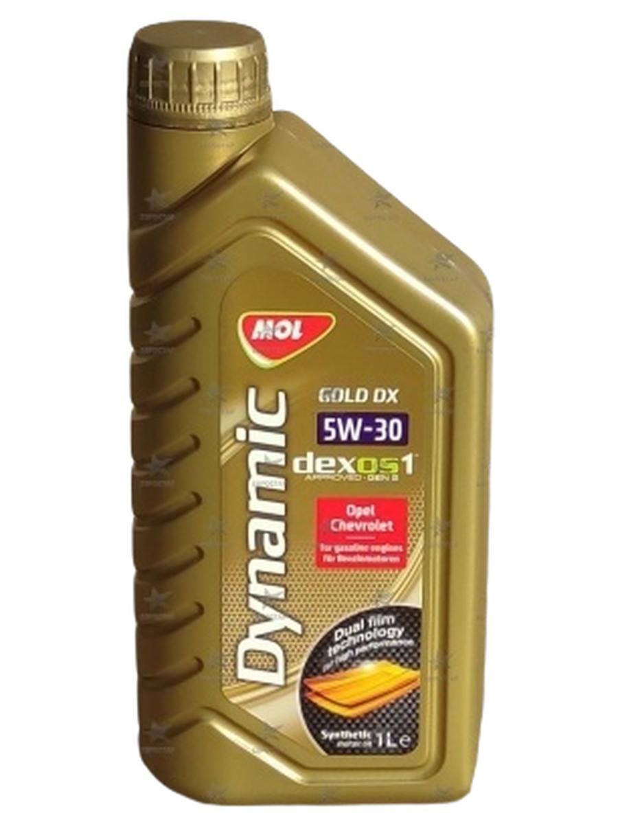 Mol dynamic gold dx 5W-30 Масло моторное, Синтетическое, 1 л