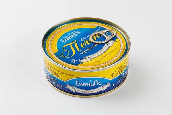 Печень трески натуральная, 230 г