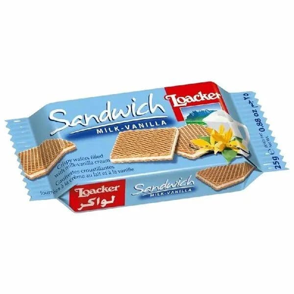 Сэндвич LOACKER SANDWICH Ваниль 25г