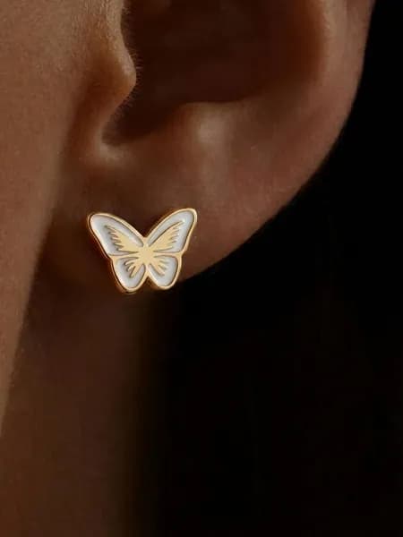 Серьги женские серебро 925 гвоздики ювелирные
