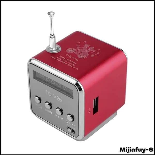 MP3-плеер без диска, красный