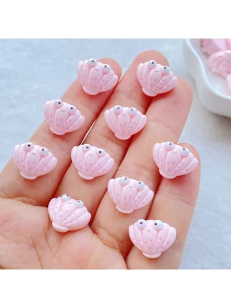 20pcs смола морской серии декоративные аксессуары