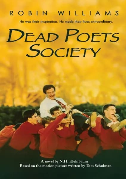 Dead Poets Society N.H. Kleinbaum Coming-of-Age Literary Novel Movie Tie-In Paperback