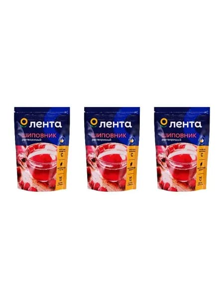 Лента Шиповник порошок растворимый 75 г, 3 шт