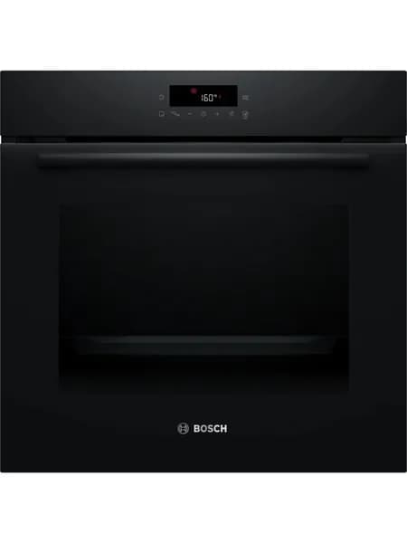Электрический духовой шкаф Bosch HBA571BB4, 59.4 см, 71 л, 7 режимов, гриль, конвекция, пиролитическая очистка, черный