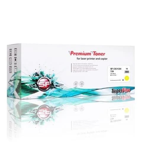 Superfine 126A - CE312A Картридж лазерный желтый 1000 стр