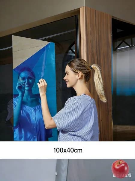 Зеркало для ванной 100х40 см прямоугольное