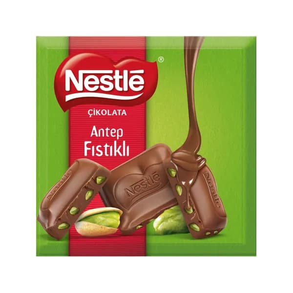 Шоколадная плитка Nestle Молочный шоколад и фисташка, 60 г