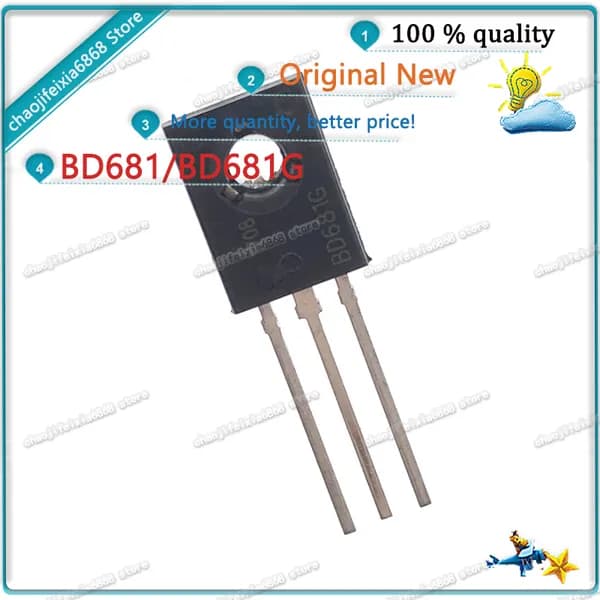 10шт. BD681/BD681G TO-126 совершенно новый