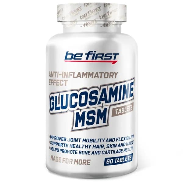 Средства для суставов и связок Glucosamine Msm (60 tab) от be first