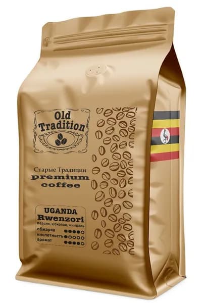 Кофе в зернах Уганда Рувензори 250 г Old Tradition 100% Арабика Старые Традиции