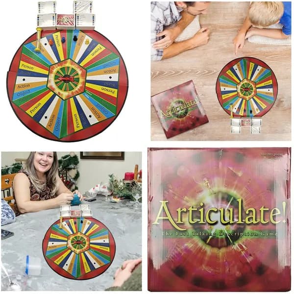 Настольная игра Articulate: поворотный диск и 500 карточек