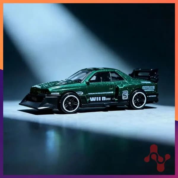 Модель Nissan R32 GT-R из сплава реалистичная миниатюрная модель классического суперкара для коллекции и декора